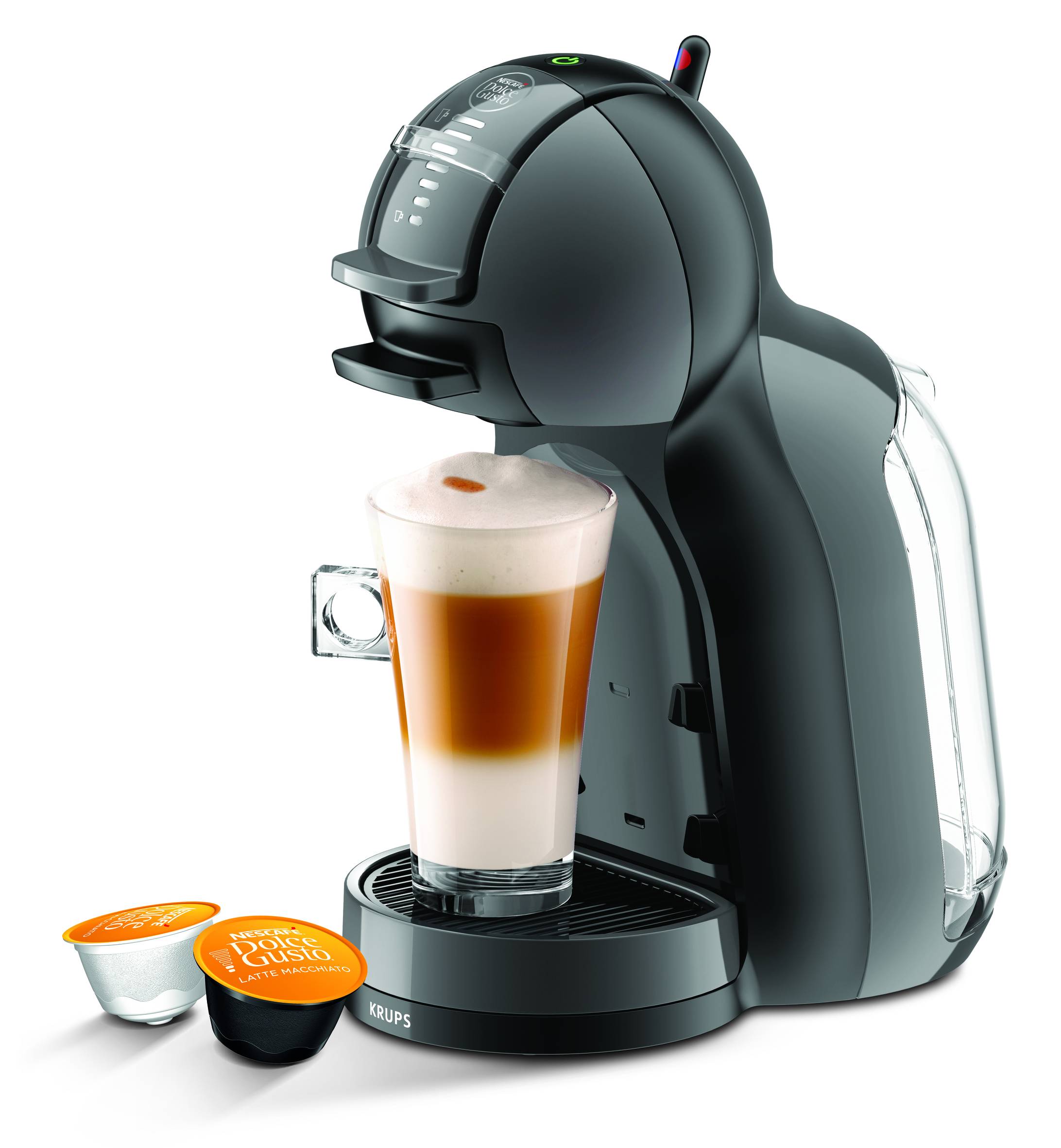 Mini Me KP1238 handmatige koffiecupmachine zwart/antraciet