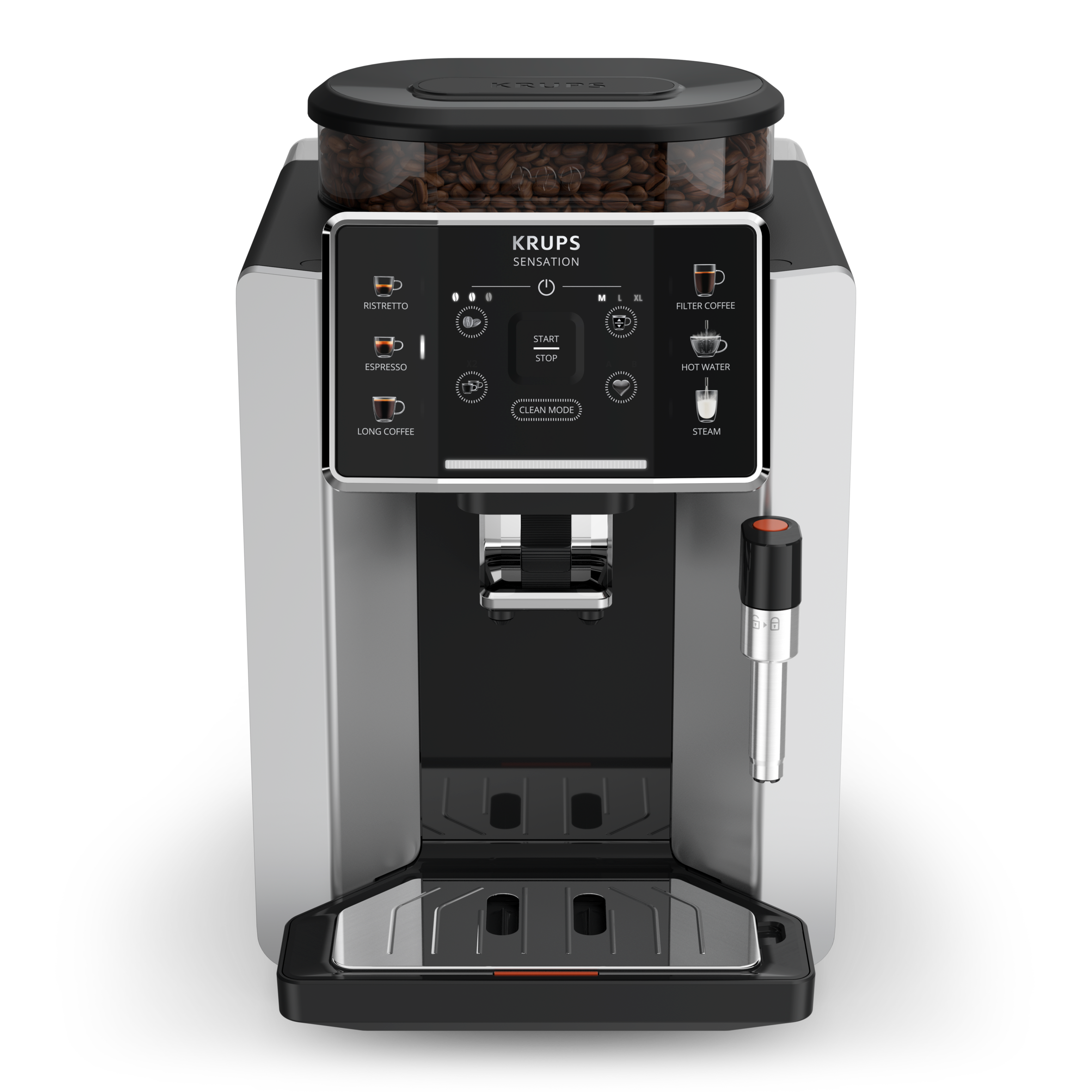 Sensation EA910E volautomatische espressomachine alu/zwart