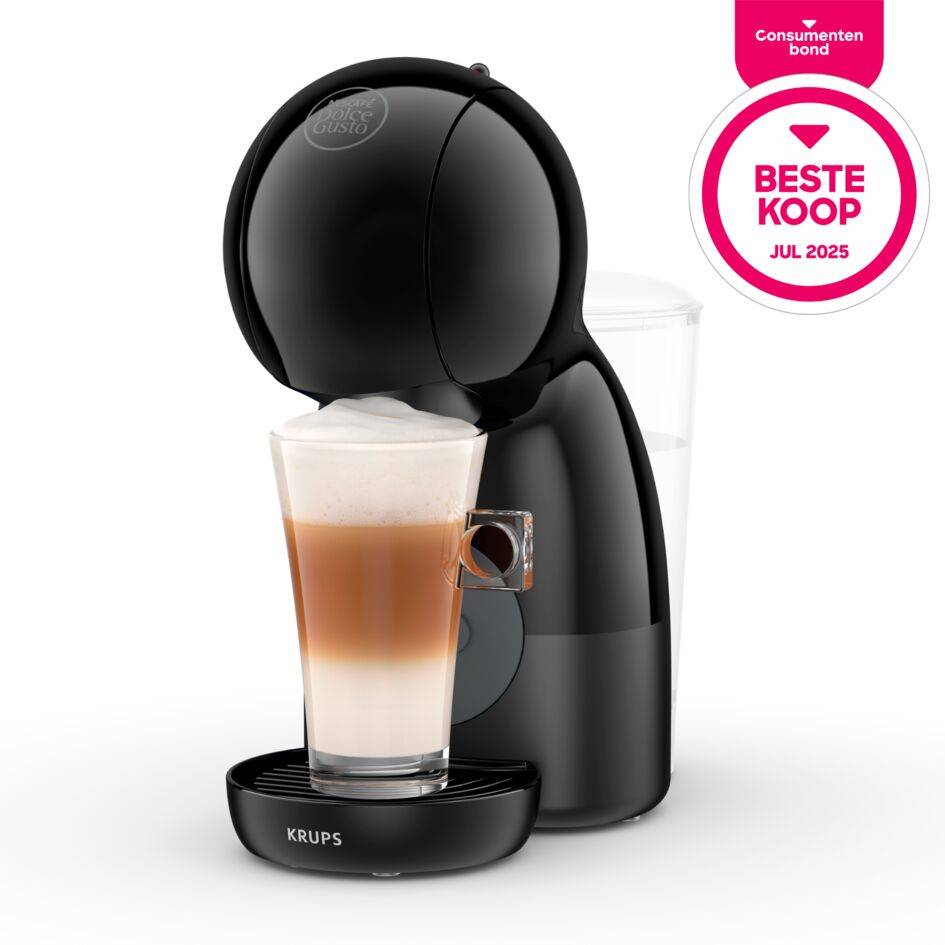 NESCAFÉ® DOLCE GUSTO® PICCOLO XS KP1A3B HANDMATIGE KOFFIEMACHINE - ZWART/ANTRACIET