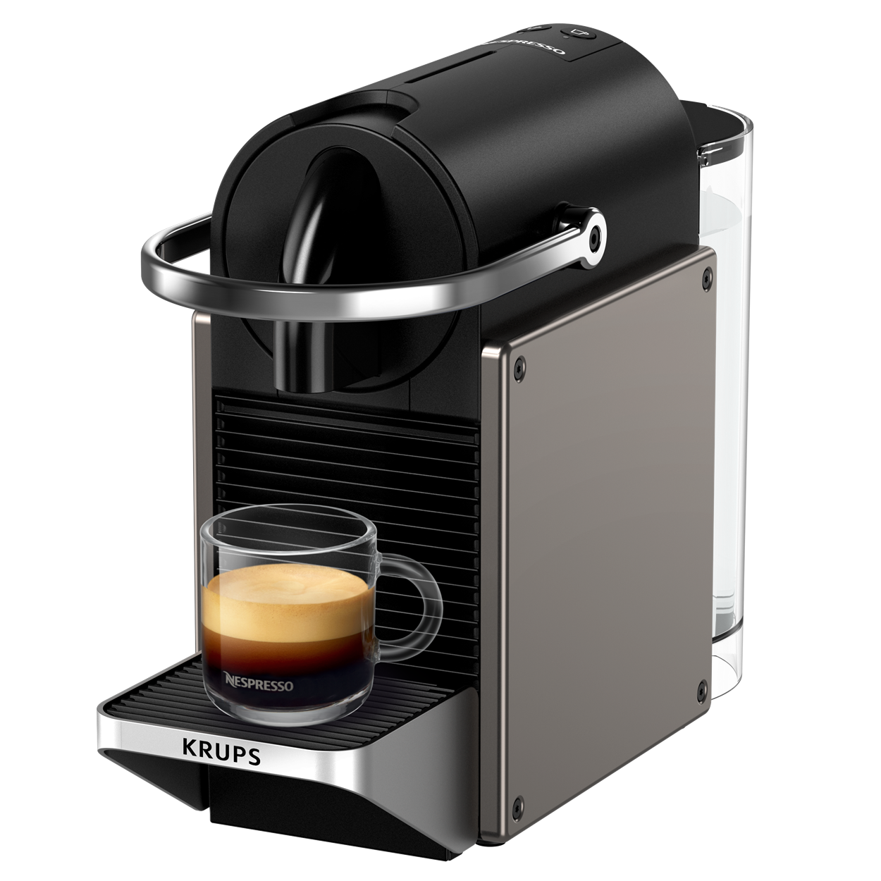 Pixie XN306T koffiemachine, titan