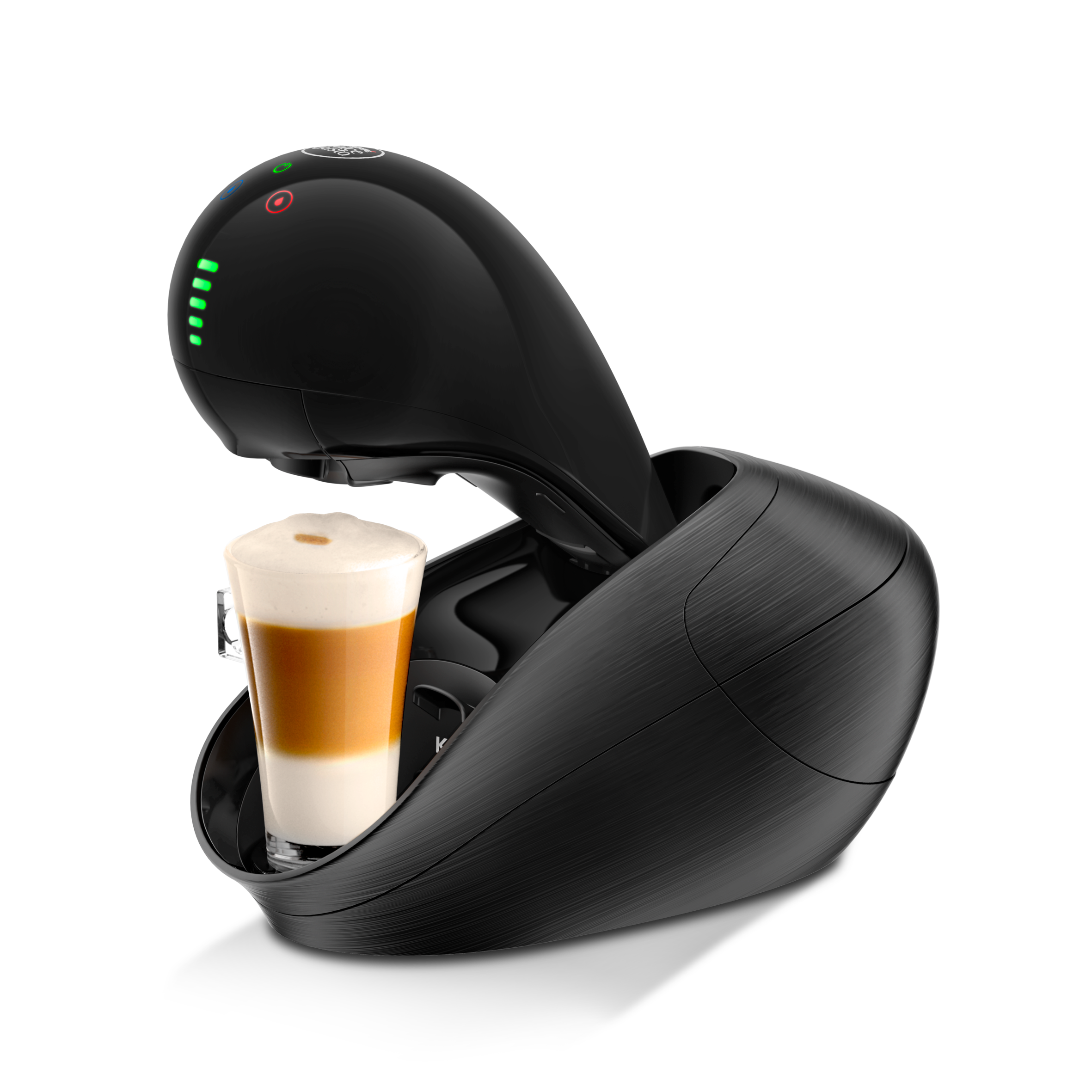NESCAFÉ® Dolce Gusto® Movenza KP6008 automatische koffiemachine - Geborsteld zwart