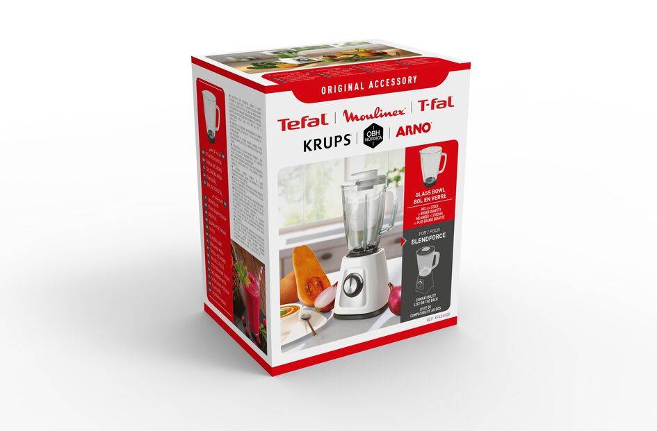 Complete glazen blenderkom XF424000