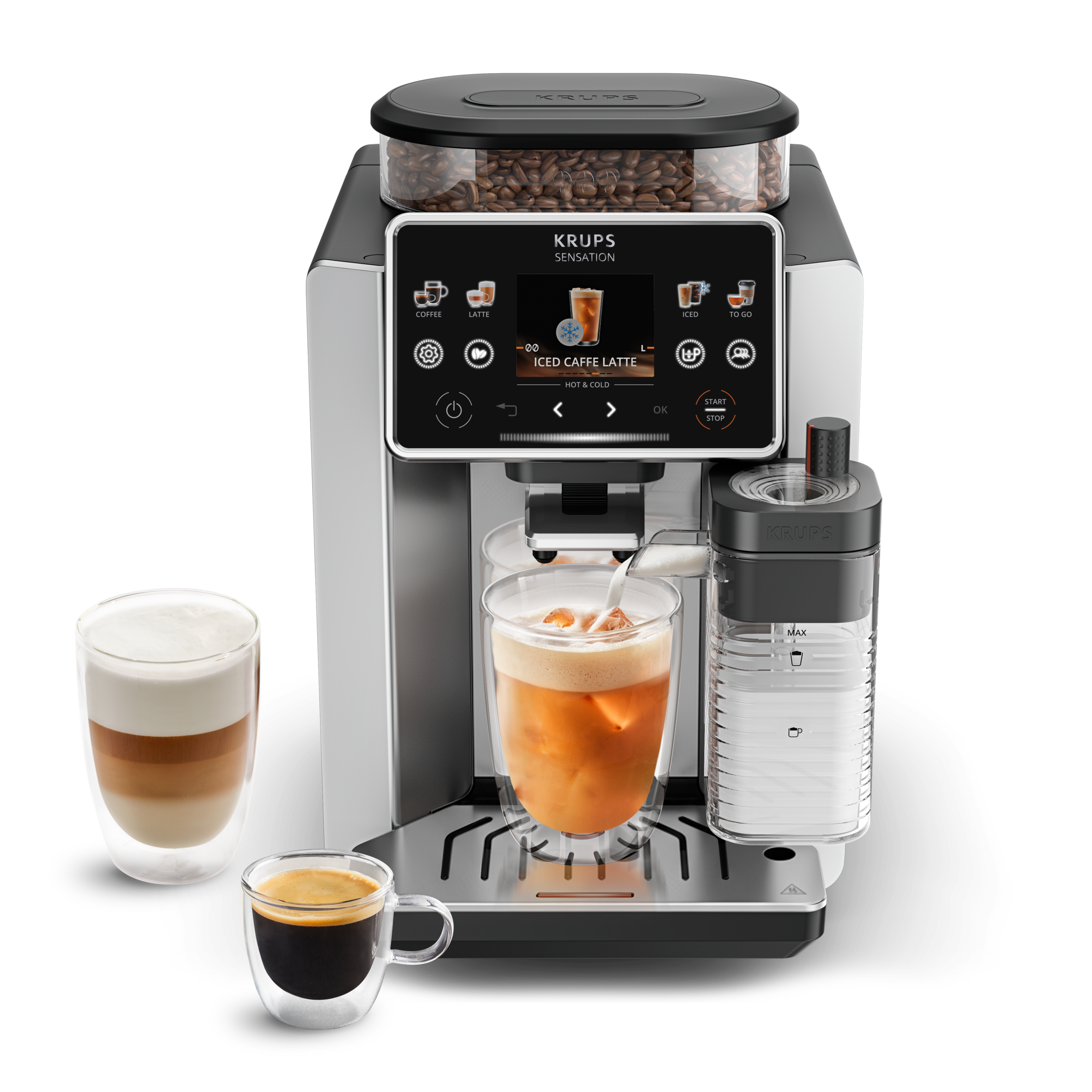 Sensation Elite Hot & Cold EA918G volautomatische koffiemachine