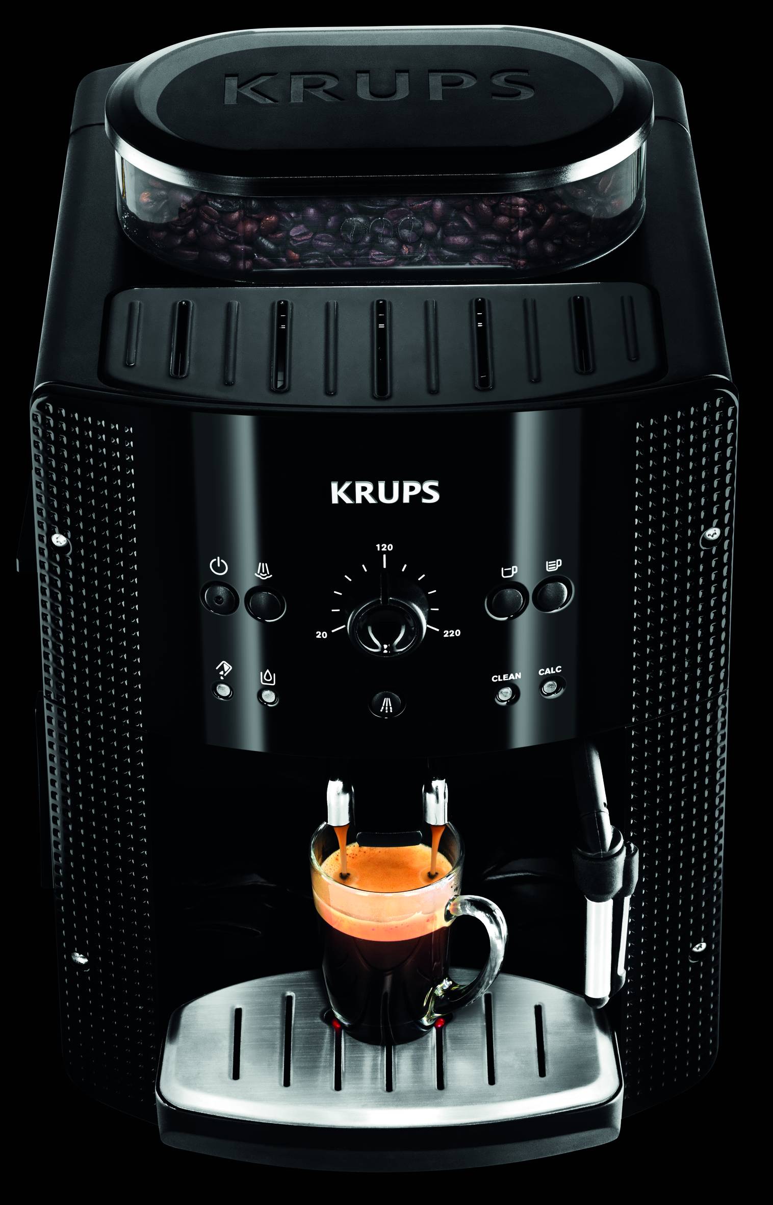 Essential EA810B volautomatische espressomachine - Zwart/Grijs