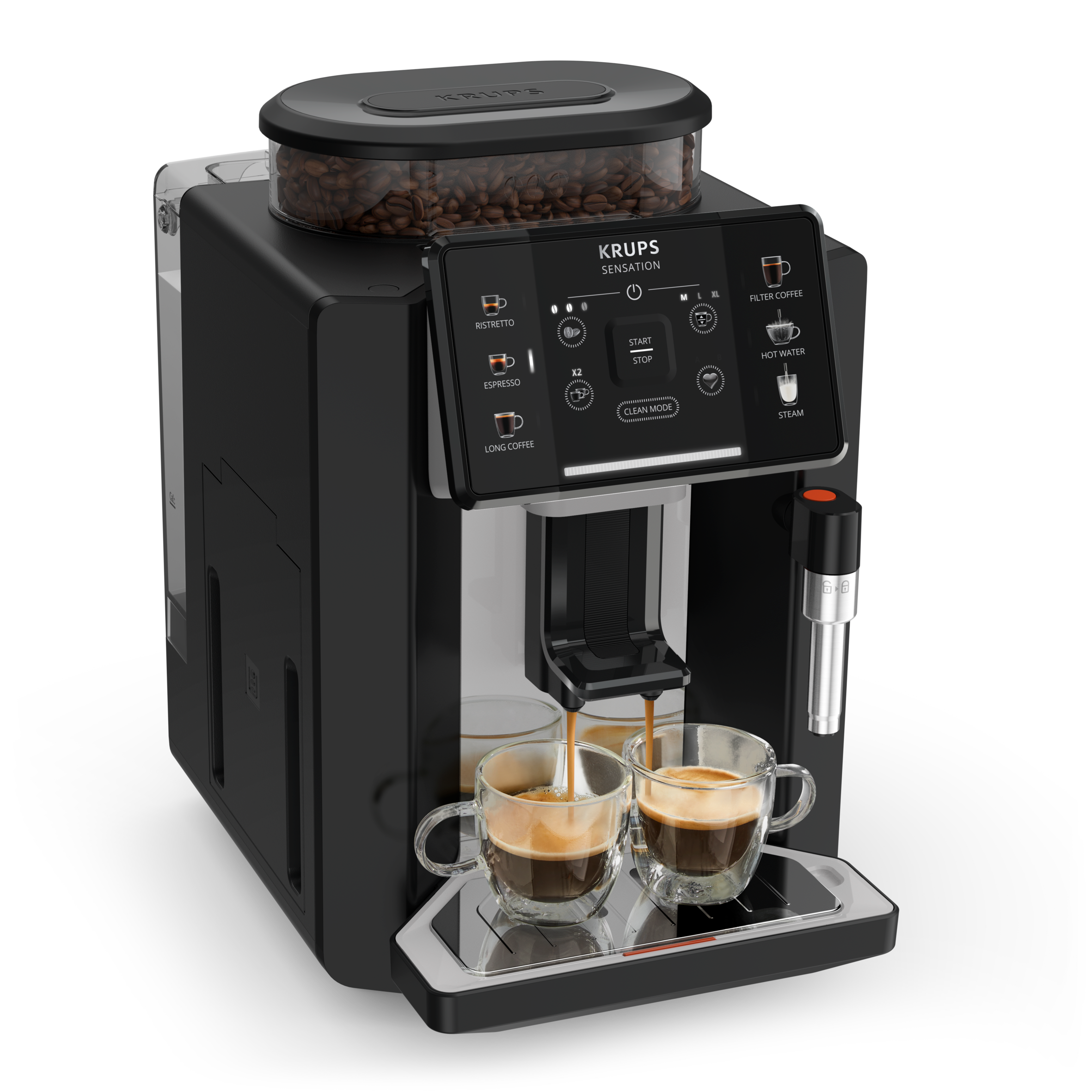 Sensation EA910A volautomatische espressomachine zwart/nube