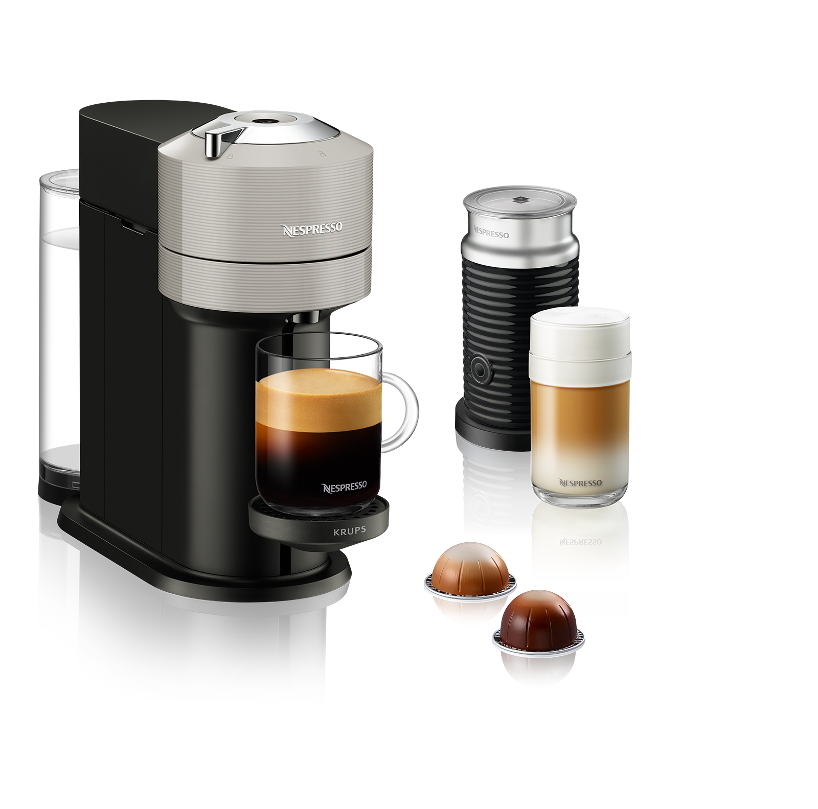 Vertuo Next & Aeroccino XN911B koffiecupmachine