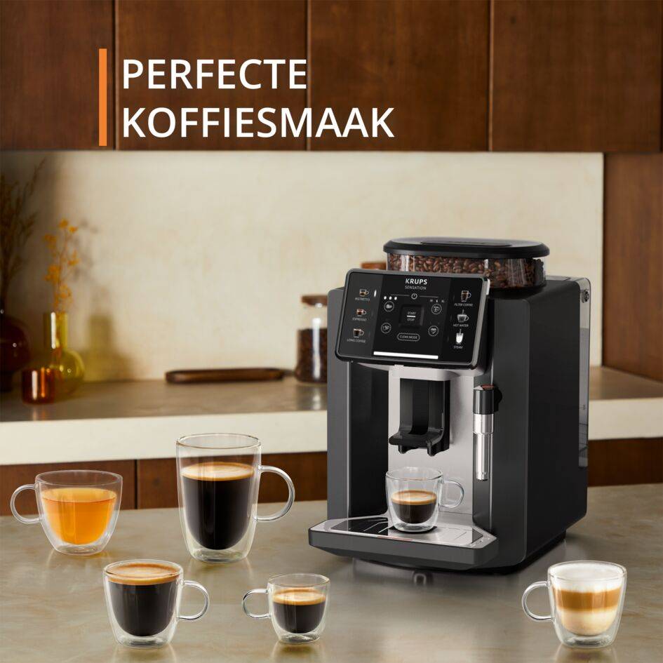 Sensation EA910A volautomatische espressomachine zwart/nube