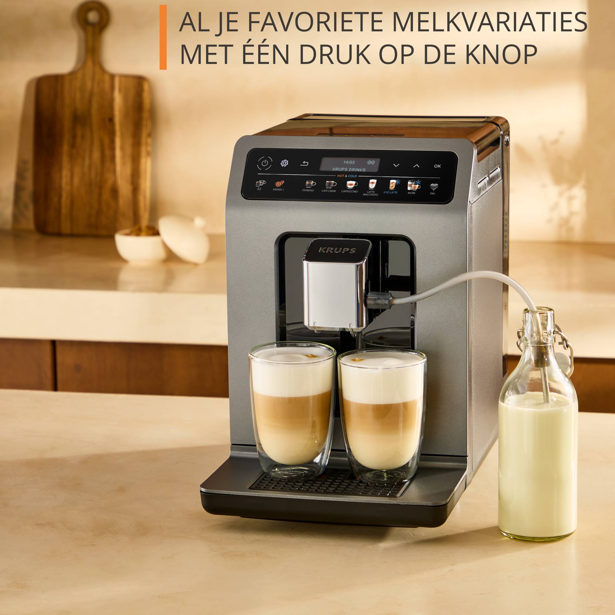 Evidence Hot & Cold EA898G volautomatische espressomachine