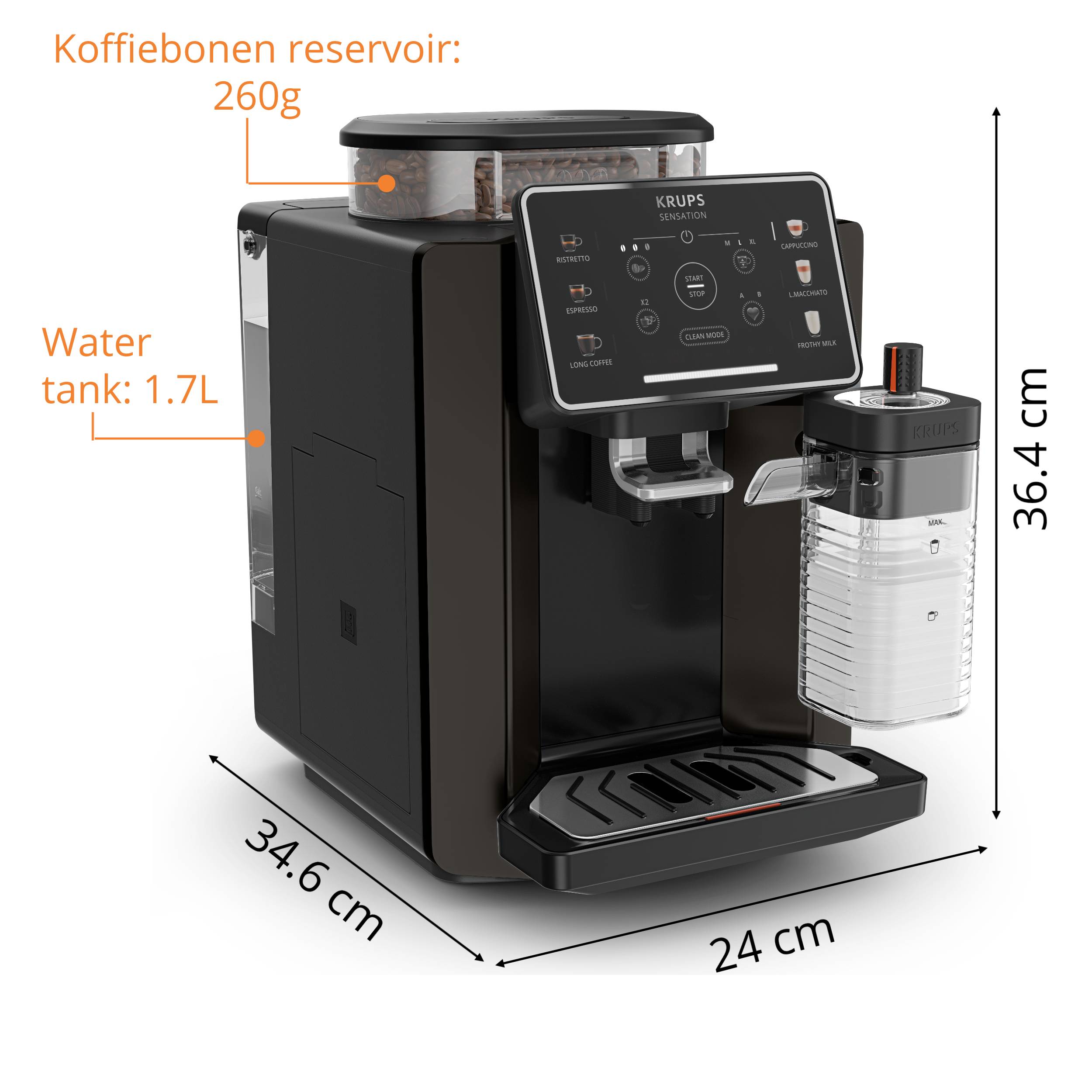 Sensation Milk M50 EA9129 volautomatische koffiemachine