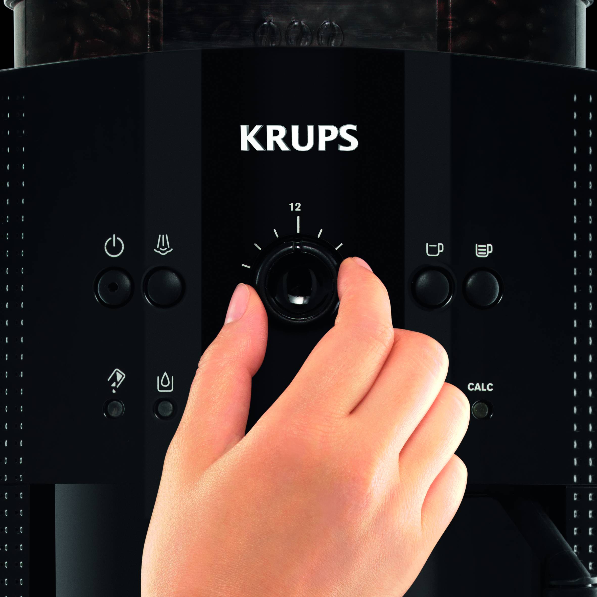 Essential EA810B volautomatische espressomachine - Zwart/Grijs