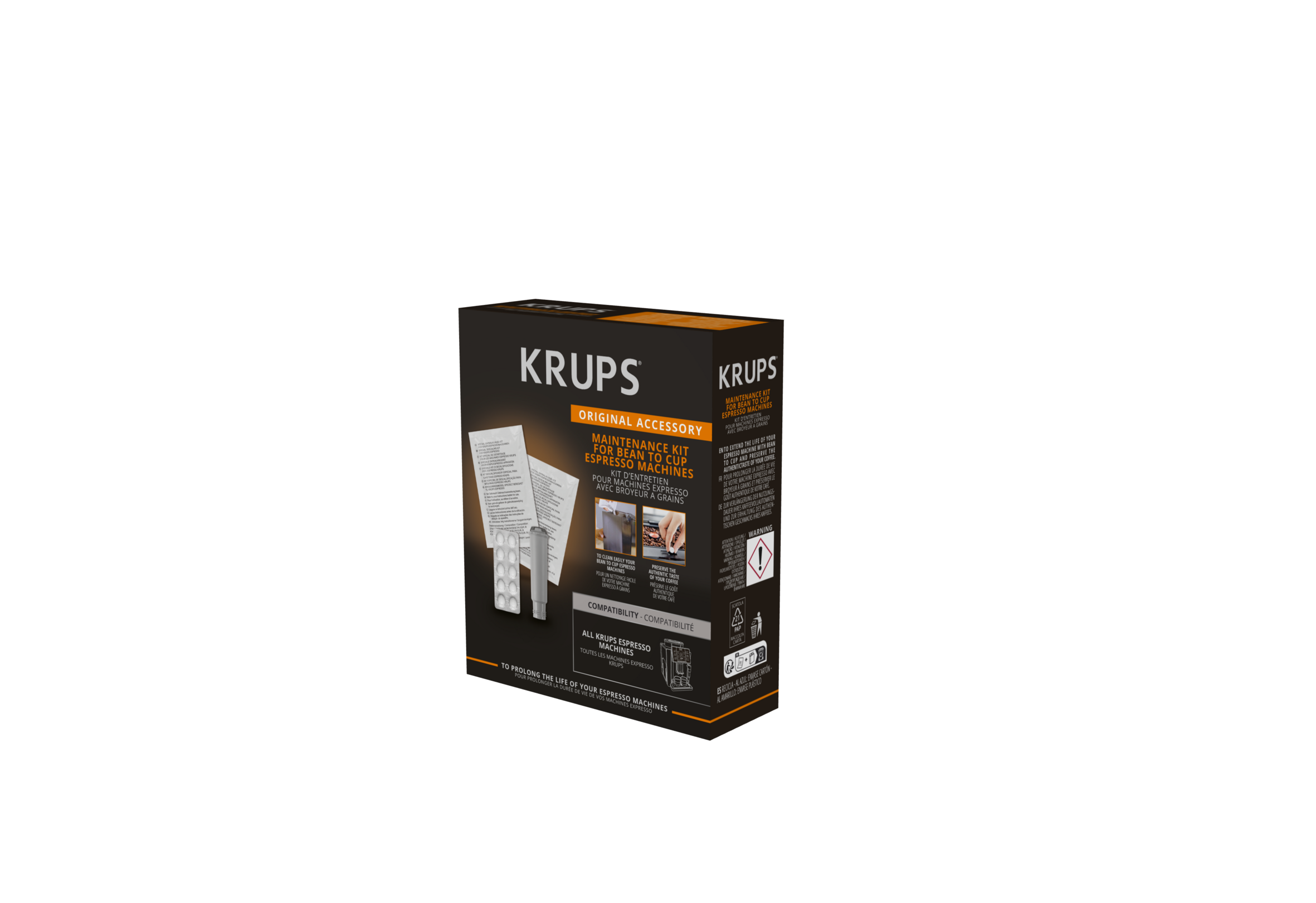 Onderhoudskit voor Espressomachine met bonenmaler XS530010.