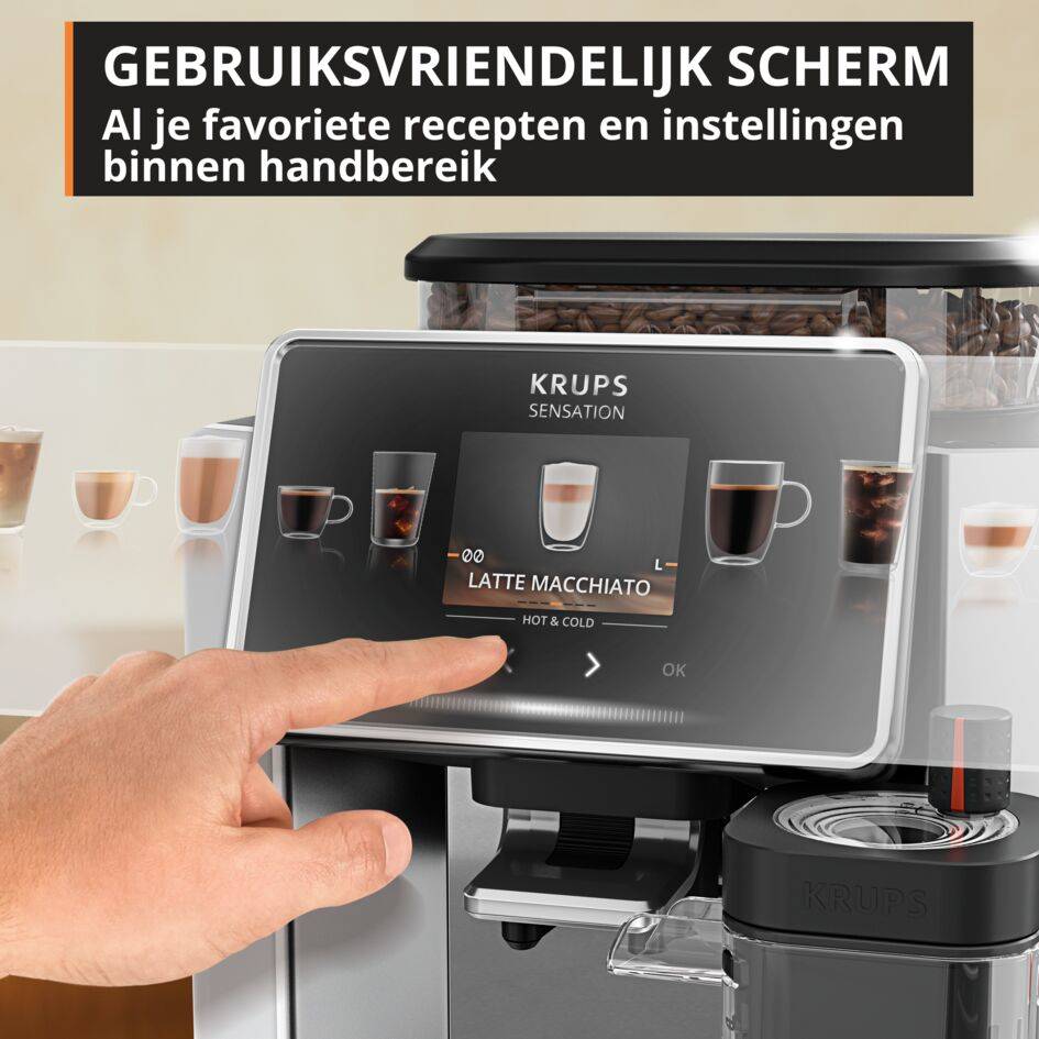 Sensation Elite Hot & Cold EA918G volautomatische koffiemachine