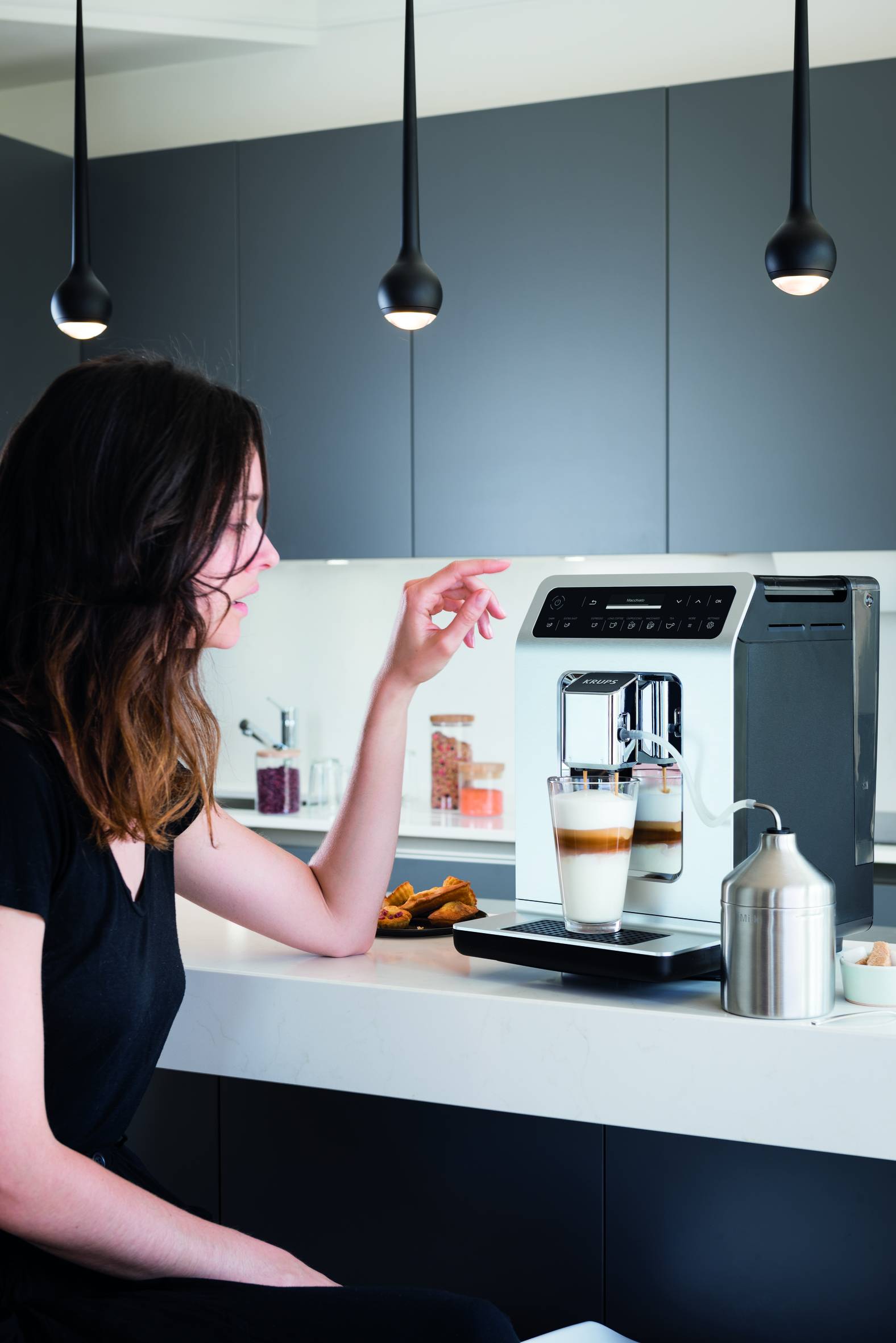 Evidence EA891C volautomatische espressomachine - Chroom