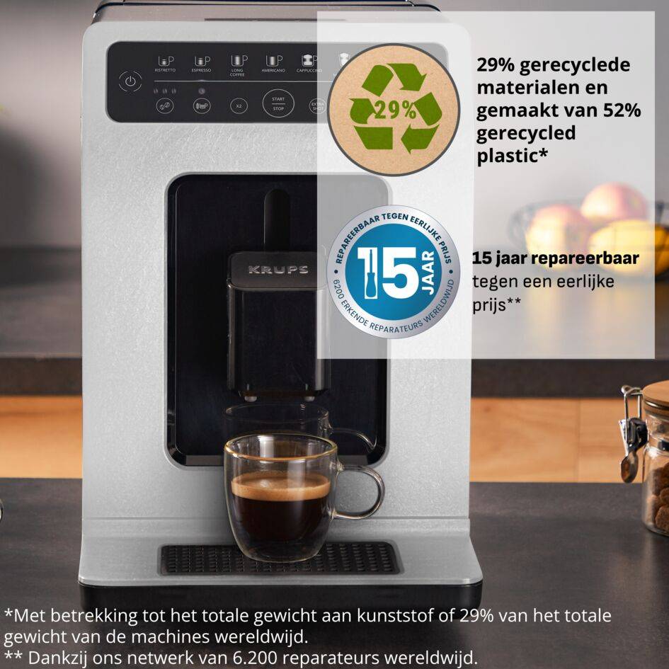 Evidence ECO-Design EA897A duurzame automatische espressomachine