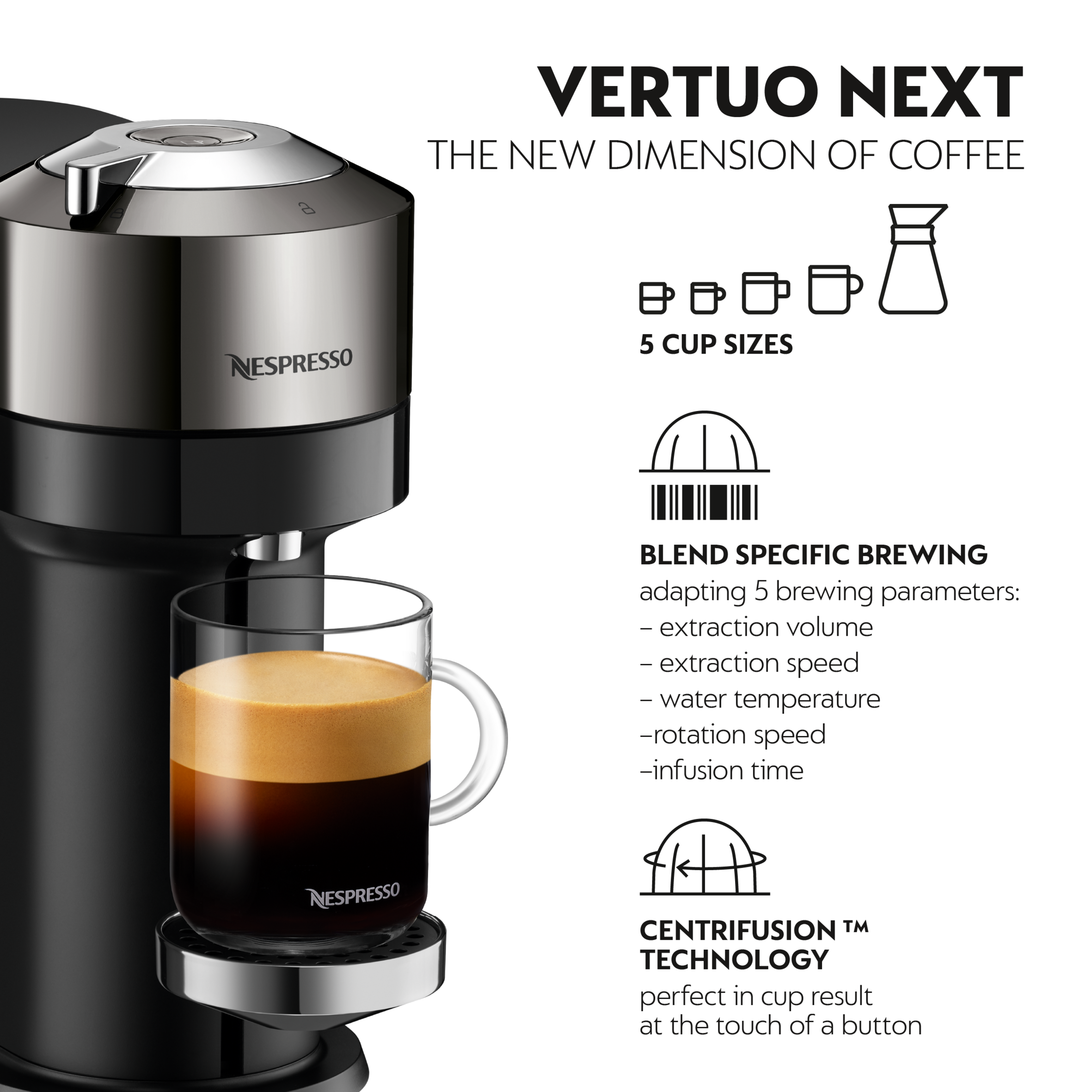 Verrtuo Next XN910C koffiecupmachine