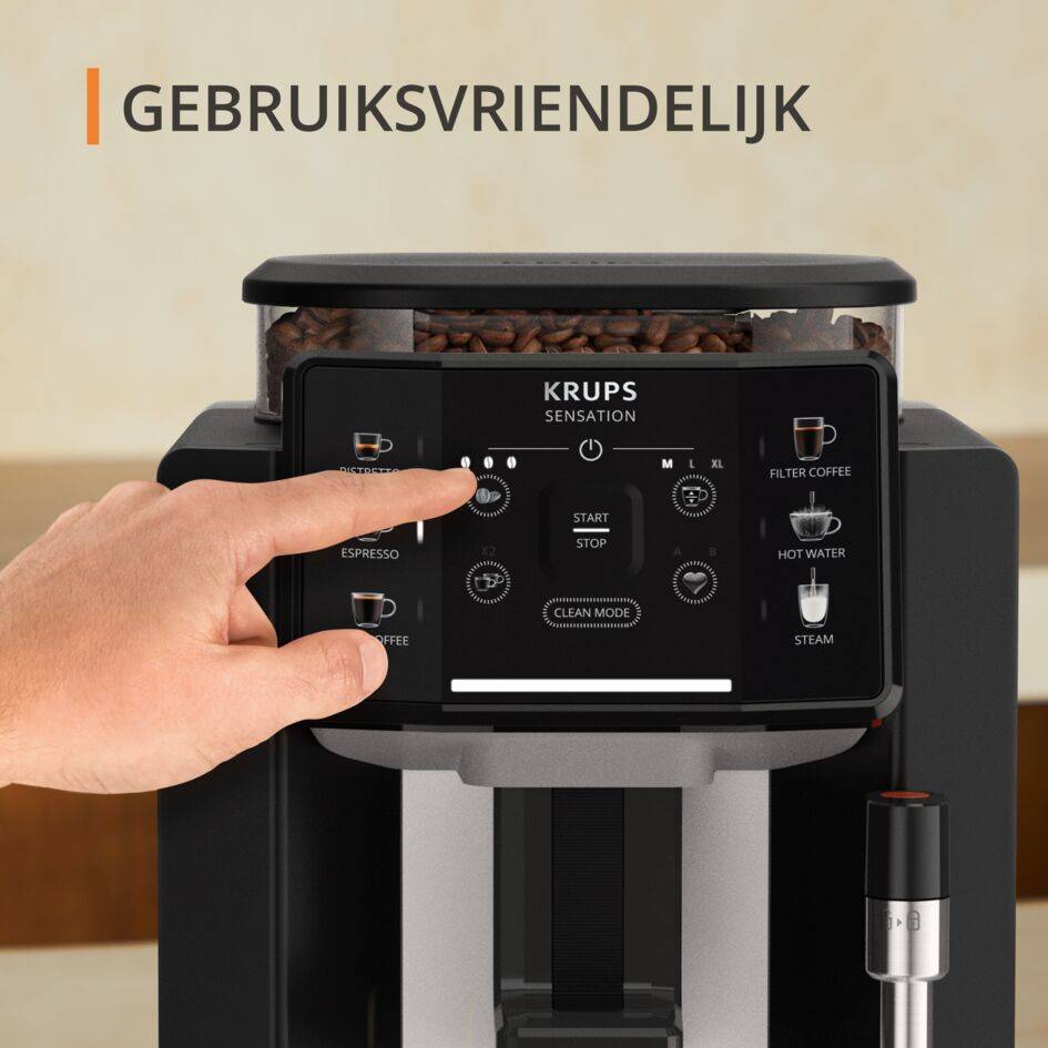 Sensation EA910A volautomatische espressomachine zwart/nube