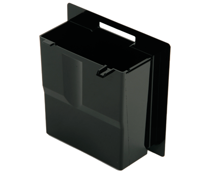 Zwart koffiedikbakje MS-4A09809