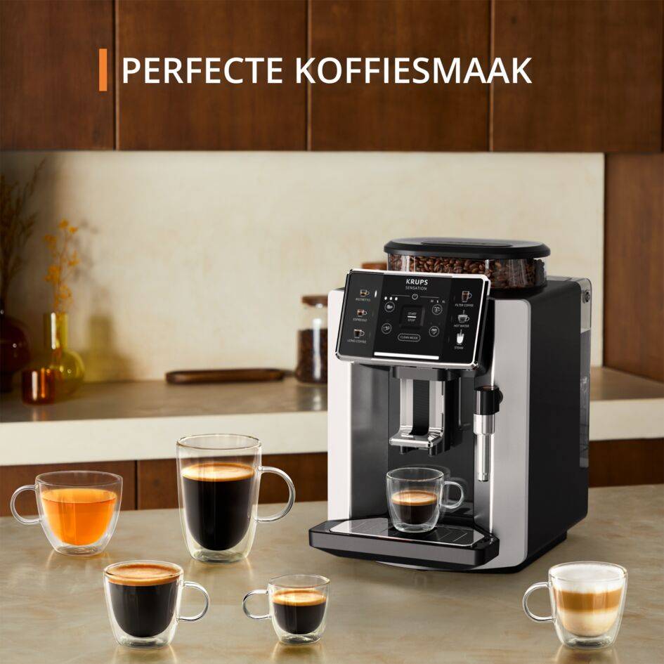 Sensation EA910E volautomatische espressomachine alu/zwart