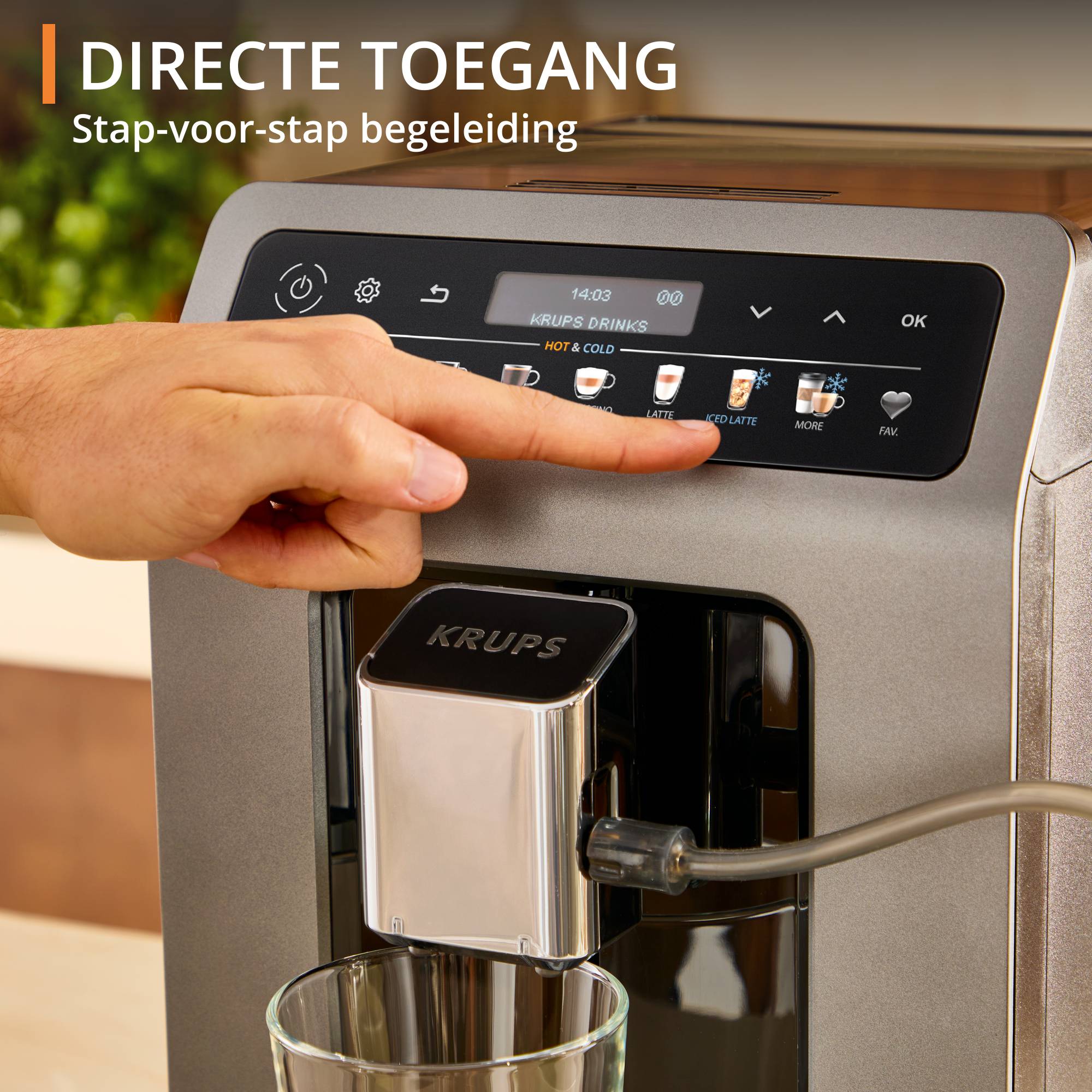 Evidence Hot & Cold EA898G volautomatische espressomachine
