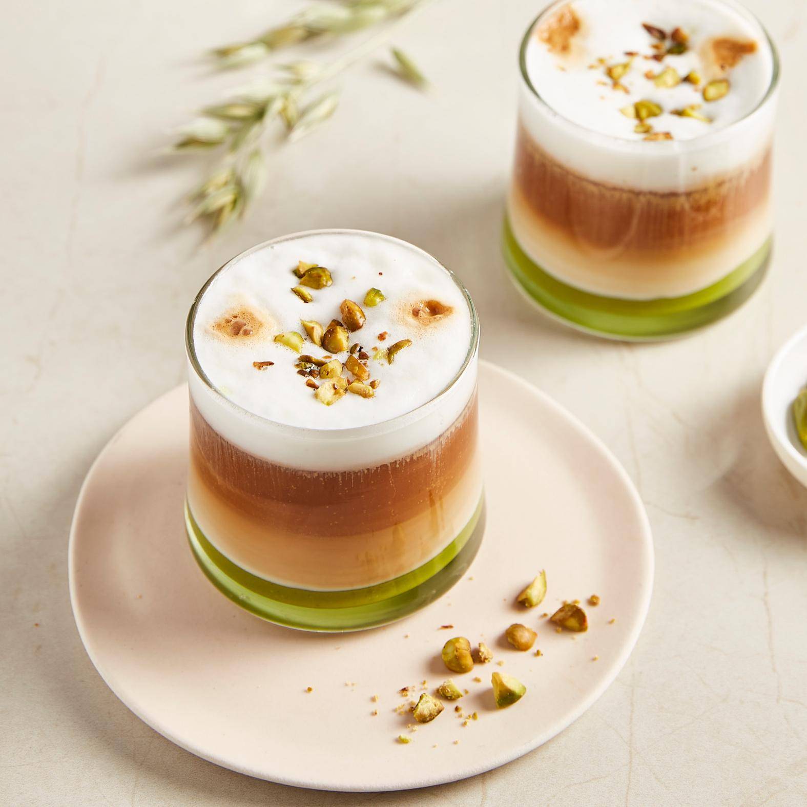 Latte Macchiato met pistache - Recepten Latte Intense | Krups