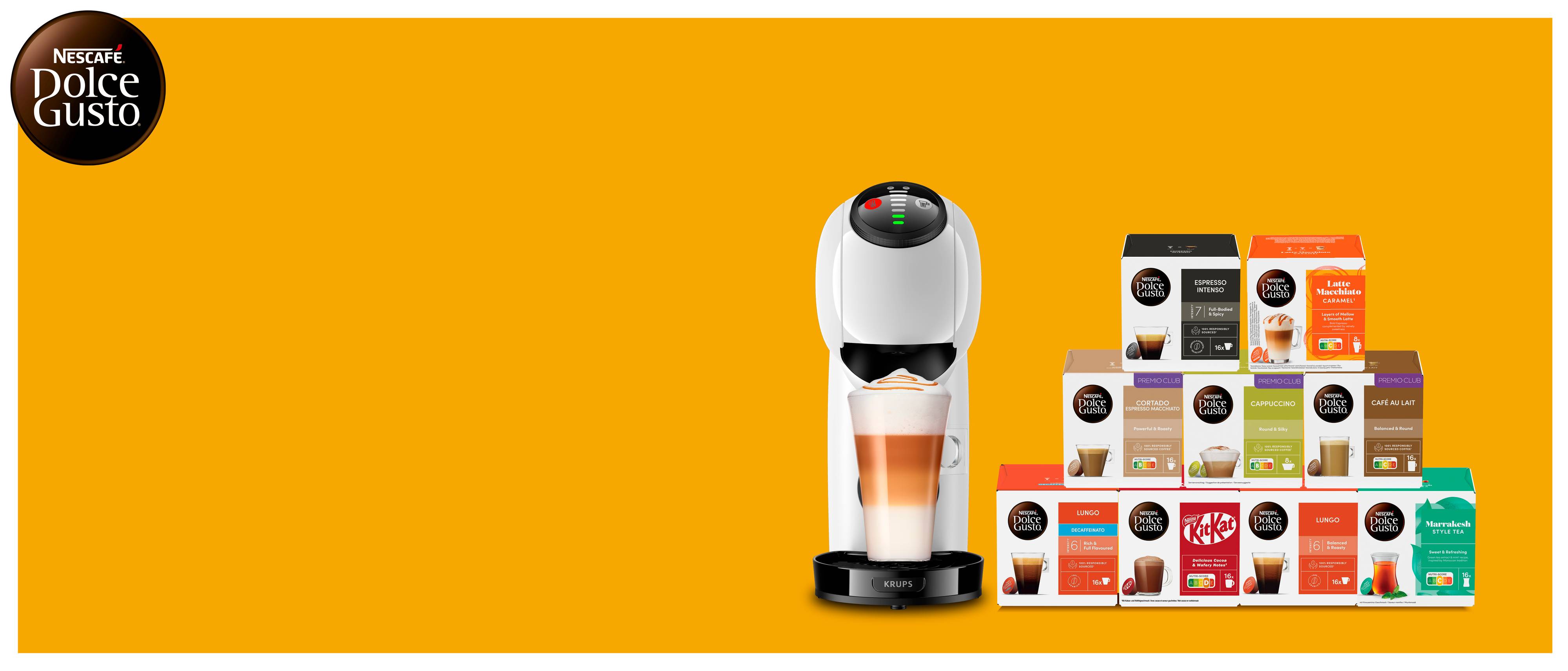 9 dozen capsules cashback bij aankoop van deelnemende Krups NESCAFE Dolce Gusto koffiemachines